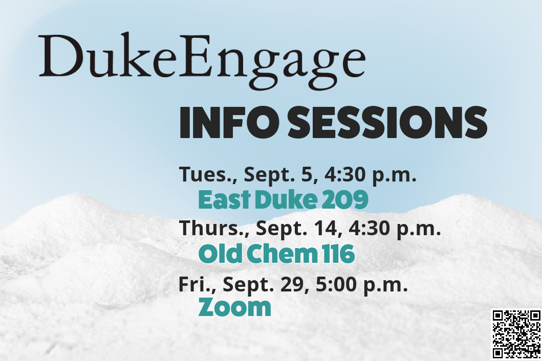 DukeEngage Info Sessions